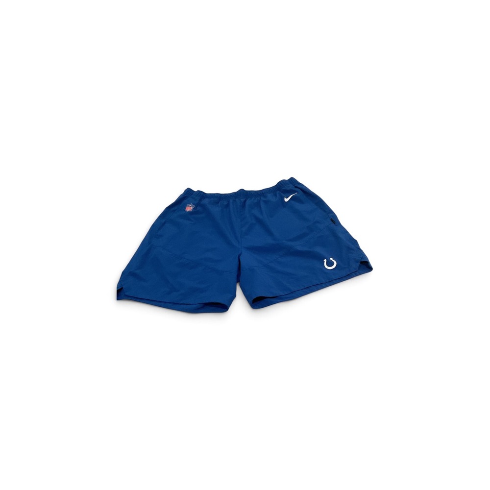 Nike Indianapolis Colts NFL On-Field Dri-FIT Training Shorts Blue Mens XXL